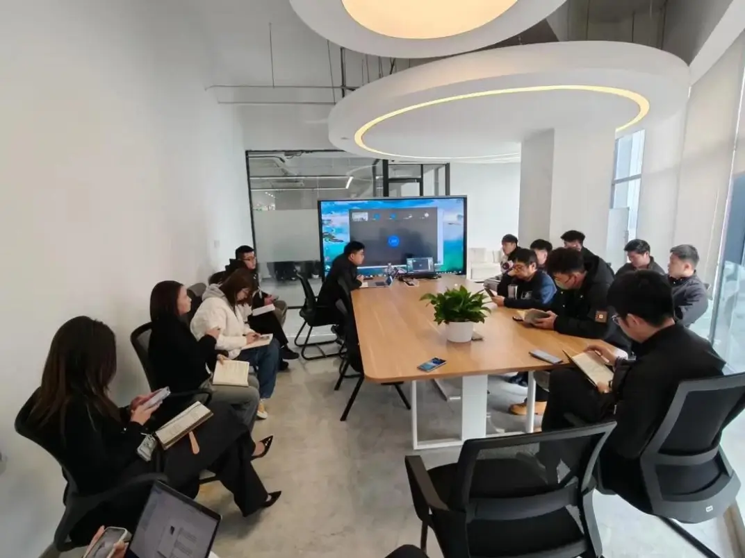 Professional Sales Team Collaborating