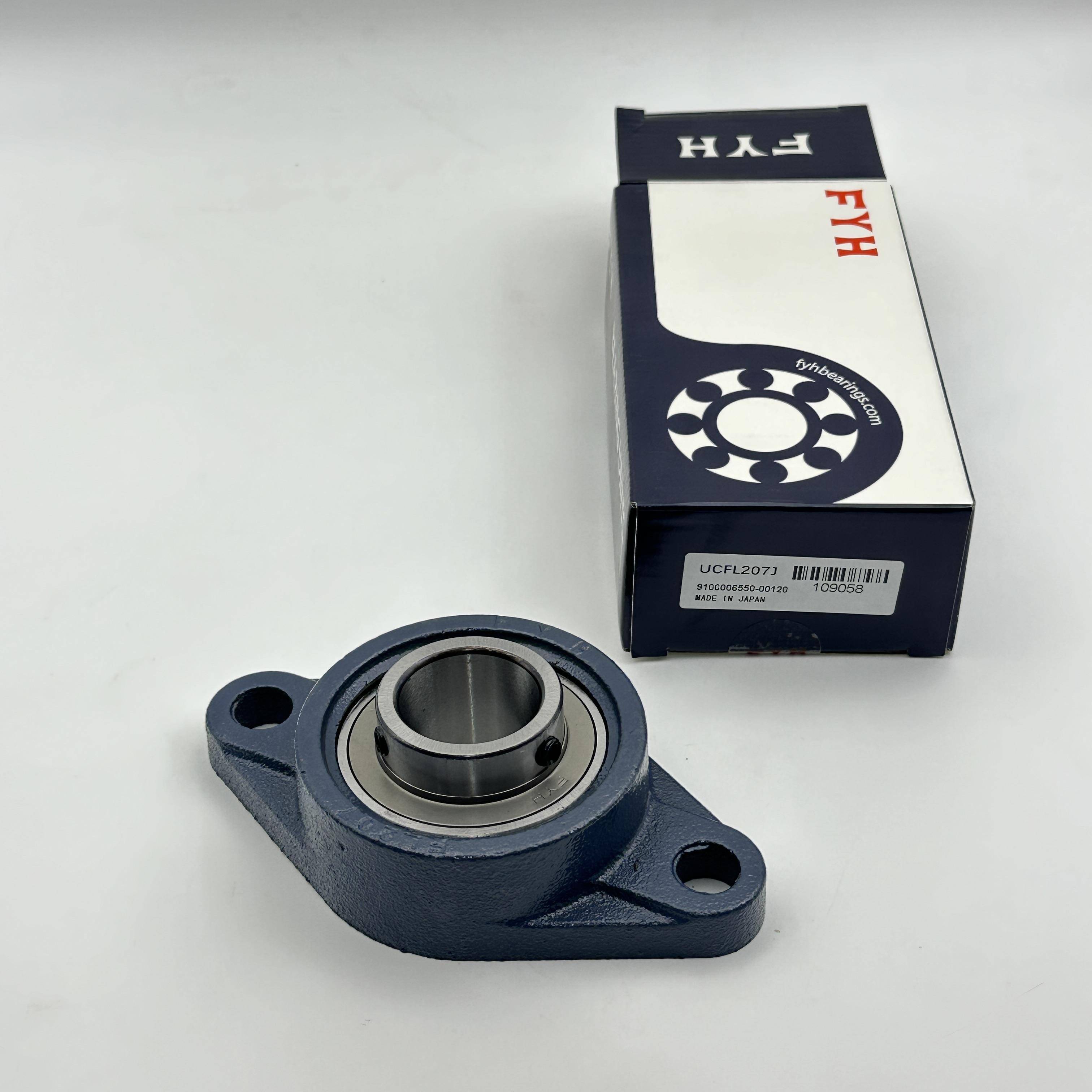 FYH UCFL207J Two-Bolt Oval Flange Mounted Bearing